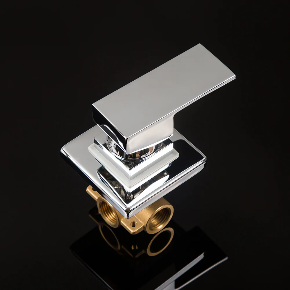 Скрытый смеситель для душа из твердой латуни с отверстием в 1/2/3 вариантов