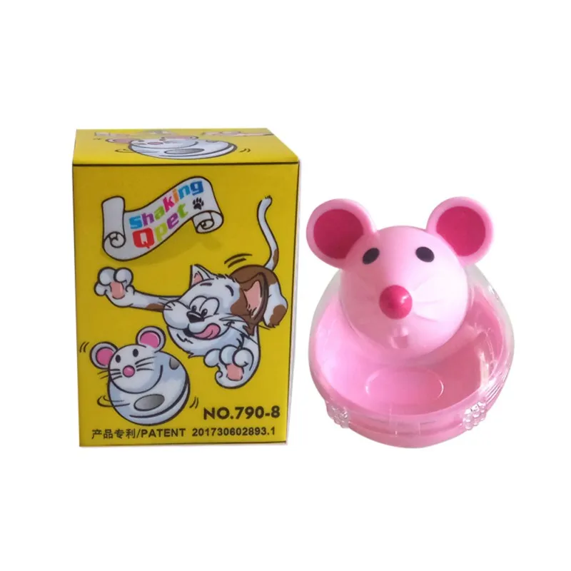 Милая игрушка-кормушка кошки-мышки пищевая подвижная чаша дозатора утечки