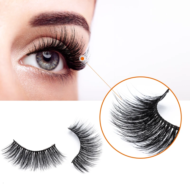 DORADOSUN 3D Искусственные норковые ресницы 6 пар в полоску натуральные длинные