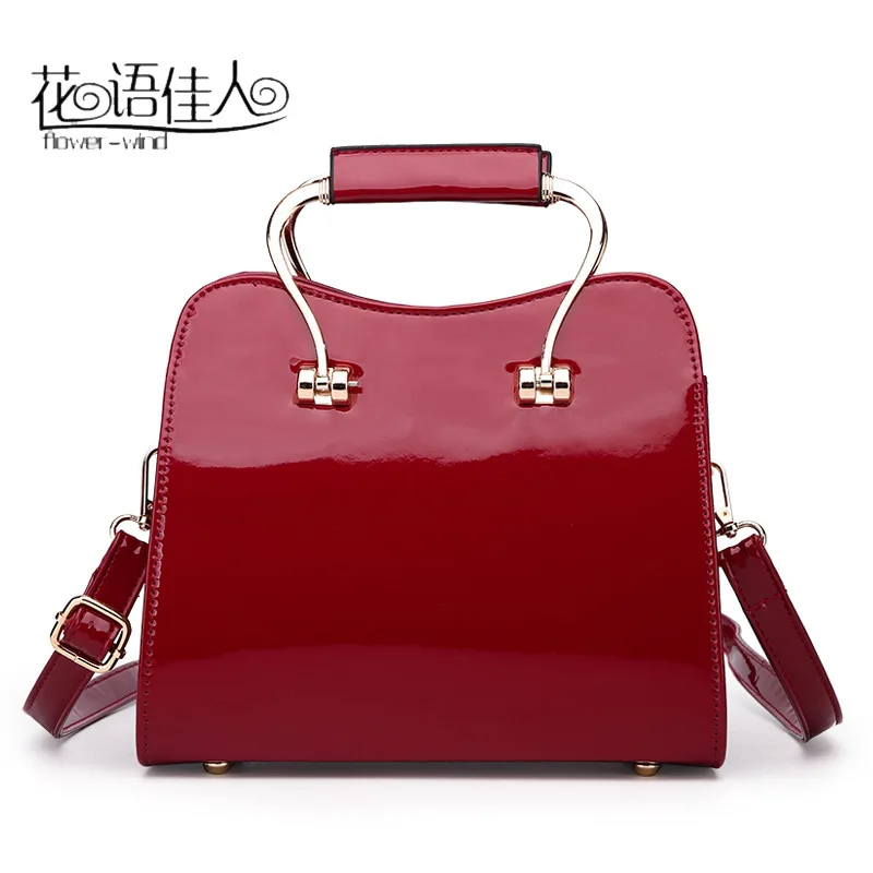 

2020 Patent Leather Bright Surface Women's Bag