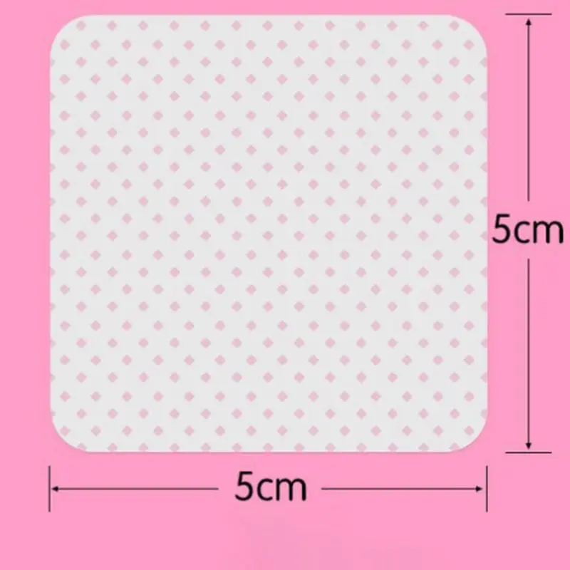 

100Pcs/Bag Disposable Eyelash Extension Glue Removing Cotton Pad Bottle Mouth Wipes Patches Makeup Cosmetic Cleaning Tool