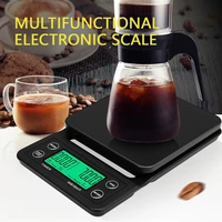 drip coffee scale with timer portable electronic digital kitchen scale high precision lcd electronic scales 3kg0 1g 5kg0 1g