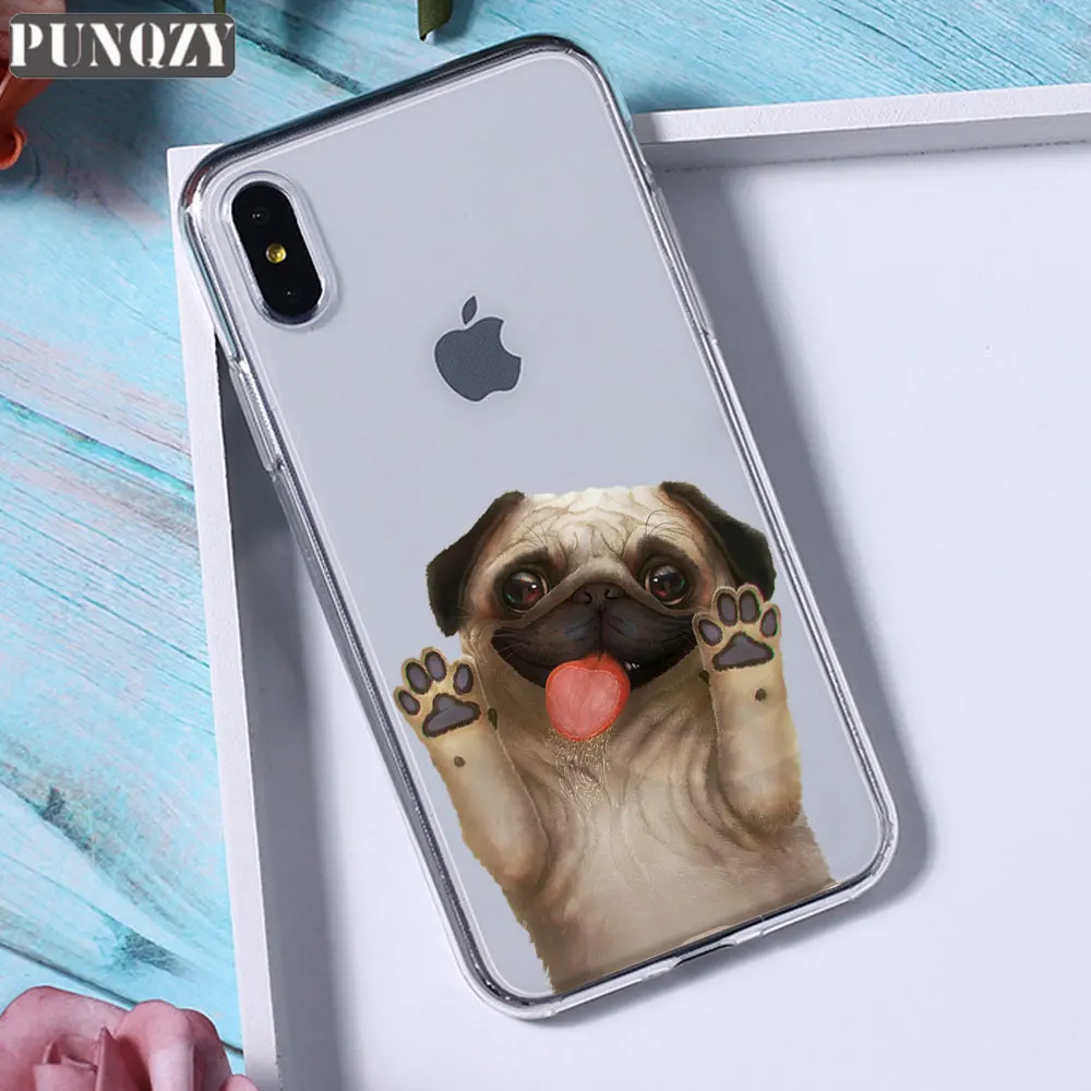 TPU D920 Забавный милый чехол для телефона с котом, собакой и животными для iPhone 11 pro max 5 SE 5 S 4S 6 6S 8 7 Plus X XR XS MAX прозрачный силиконовый чехол из ТПУ - Цвет: TPU D920