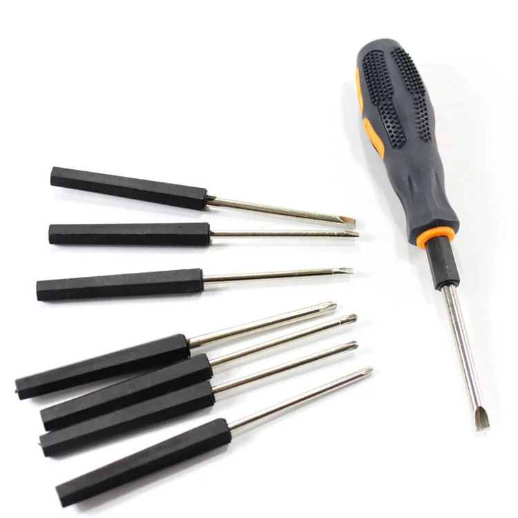 

Hot sell 10 piece set Screwdriver Set for cross head screwdriver knife blade screwdriver Kit Repair Tool PC computer