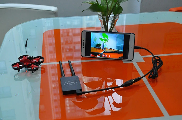 FPV Mini 5 8G передатчик FUAV приемник OTG Поддержка Apple iPhone VR Android телефон для гоночного