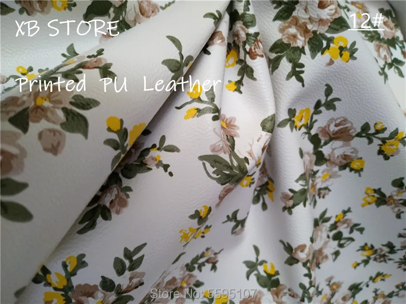 20*34 см цифровая печать искусственная кожа ткань бант для волос сделай сам