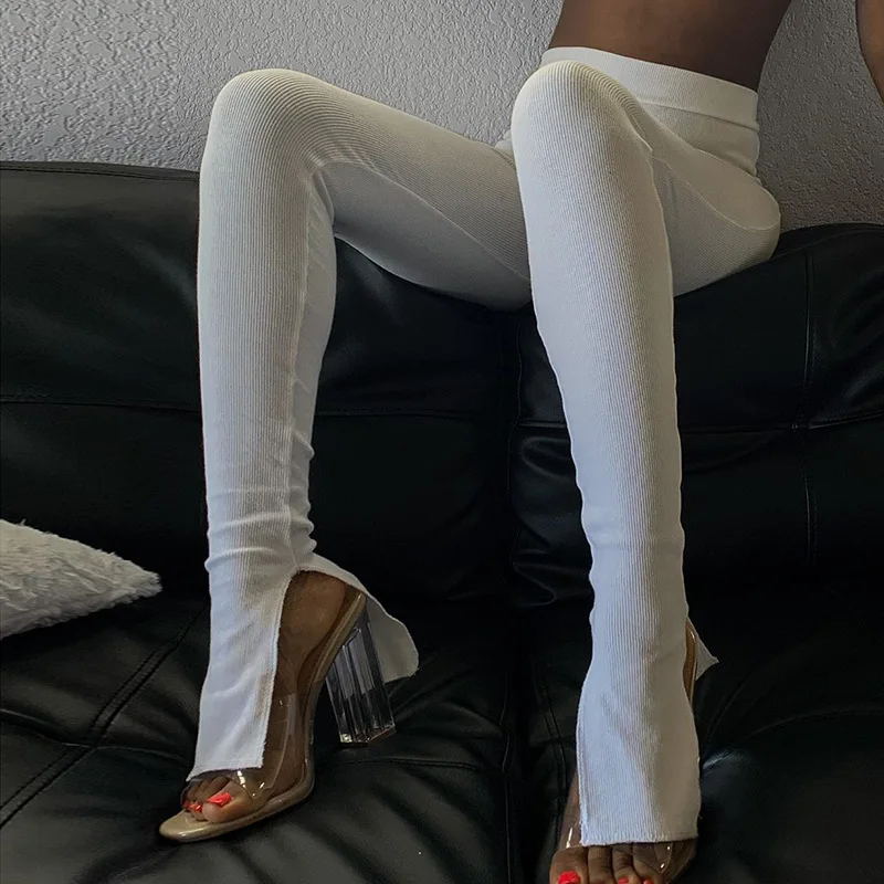 

LeanFun Pants Capris Women High Waist Trousers for Female Wide Leg Summer Women's Clothing White Vintage Pantsuit Streetwear