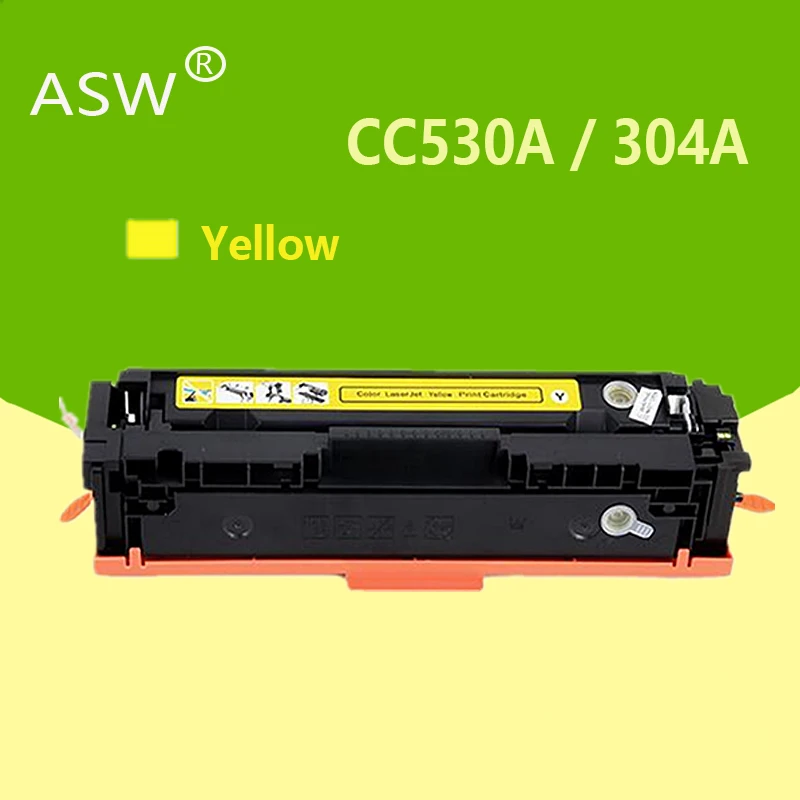 Картридж с тонером ASW 304A CC530A CC531A CC532A CC533A для HP Color LaserJet CM2320nf CP2025 CM2320fxi CM2320n