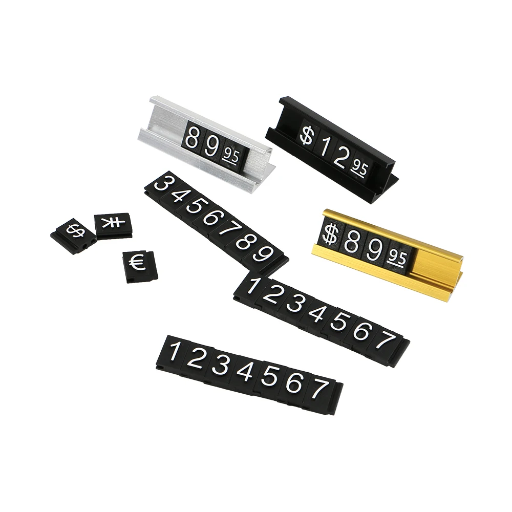 16 комплектов золотистые регулируемые цифры буквы базовая цена дисплей стойка
