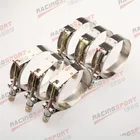 Муфта для шланга, из нержавеющей стали, с Т-образными болтами, 37-42 мм, 6 шт., 1,25 дюйма