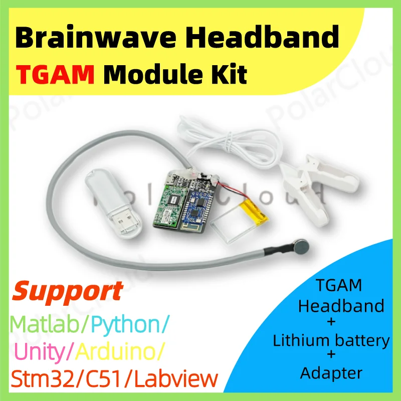 Набор для разработки модуля TGAM умная головная повязка Brainwave датчик EEG выход