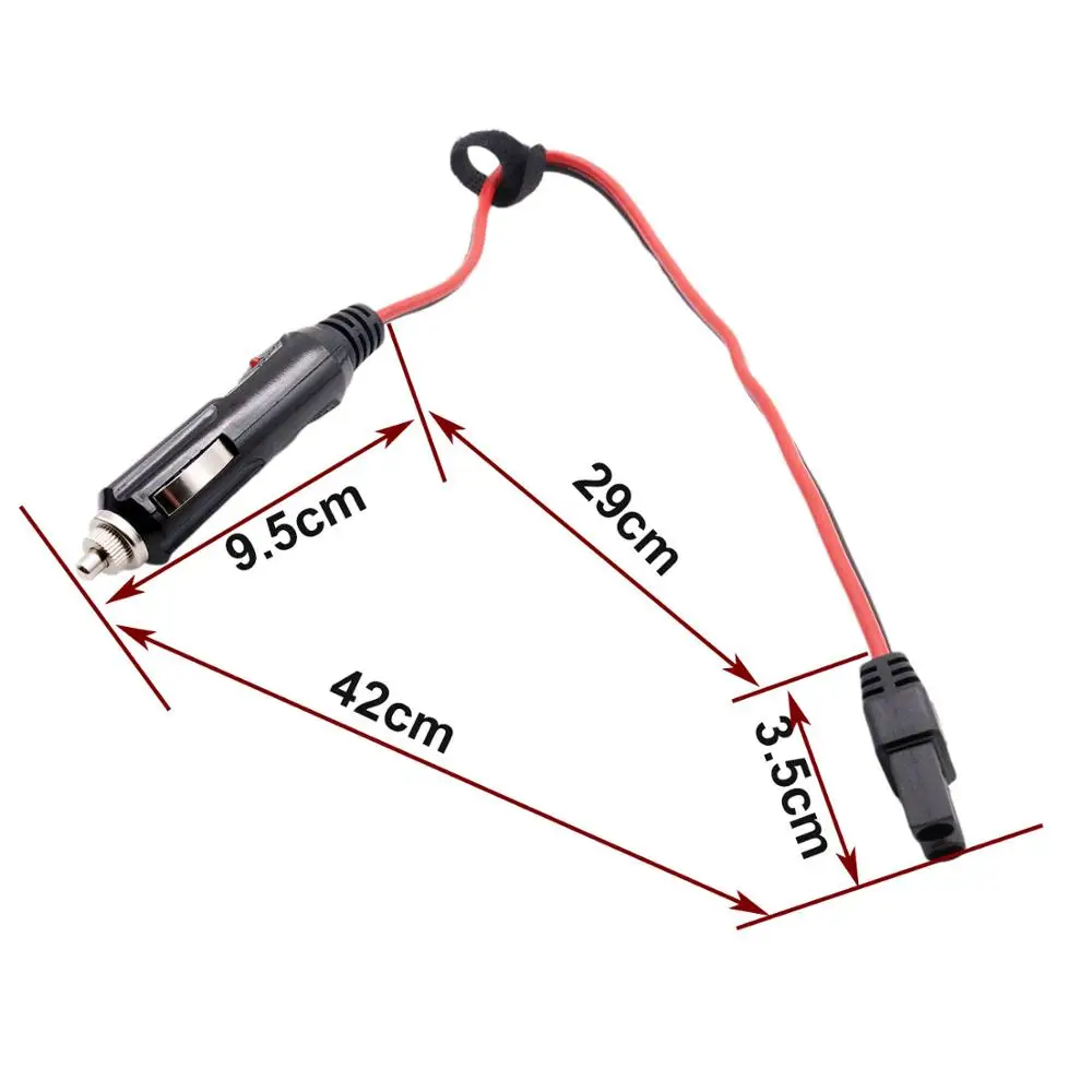 12V 24V Car Cigarette Lighter Plug to EC5 Female for Emergency Battery Booster Portable Charger Power Supply Jump Starter Cable |