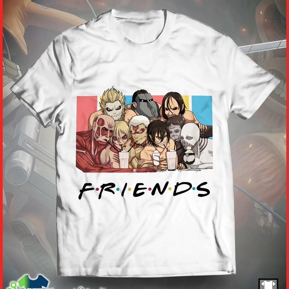 

Friends Attack On Titan Shingeki no Kyojin Shirt