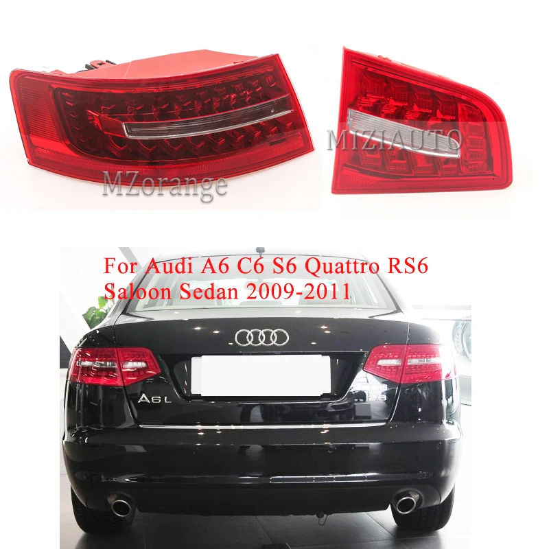 Светодиодный задний фонарь светильник для Audi A6 C6 S6 Quattro RS6 салона Sedan 2009 2011 стоп