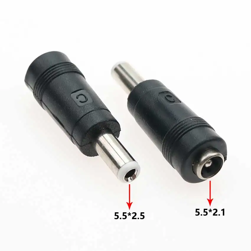 

1 шт. DC 5,5x2,1 мм Гнездовой разъем для DC 7,9 6,5 5,5 4,8 4,0 3,5 мм 3,0 2,5 2,1 1,7 мм Штекерный адаптер питания