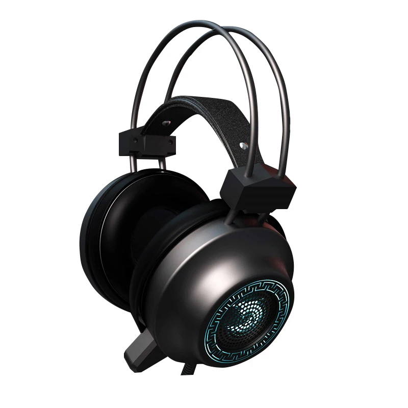 ZOP Игровые наушники 7 1 объемный звук Игровая гарнитура с микрофоном/светодиодный