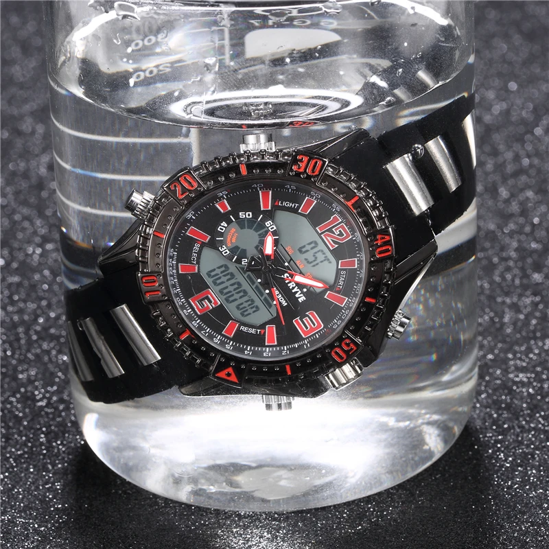 Мужские часы STRYVE роскошные спортивные с тяжелым циферблатом водонепроницаемые