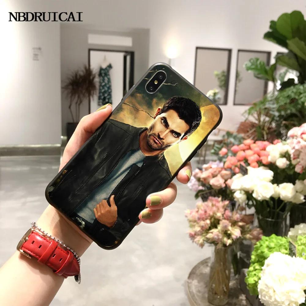 

NBDRUICAI TV Teen Wolf Derek Hale Soft Silicone TPU Phone Cover for iPhone 11 pro XS MAX 8 7 6 6S Plus X 5S SE XR case
