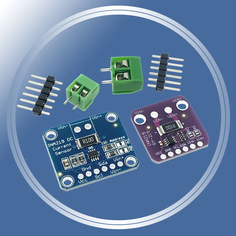 INA219 I2C interface High Side DC Current Sensor Breakout power monitoring sensor module | Электронные компоненты и