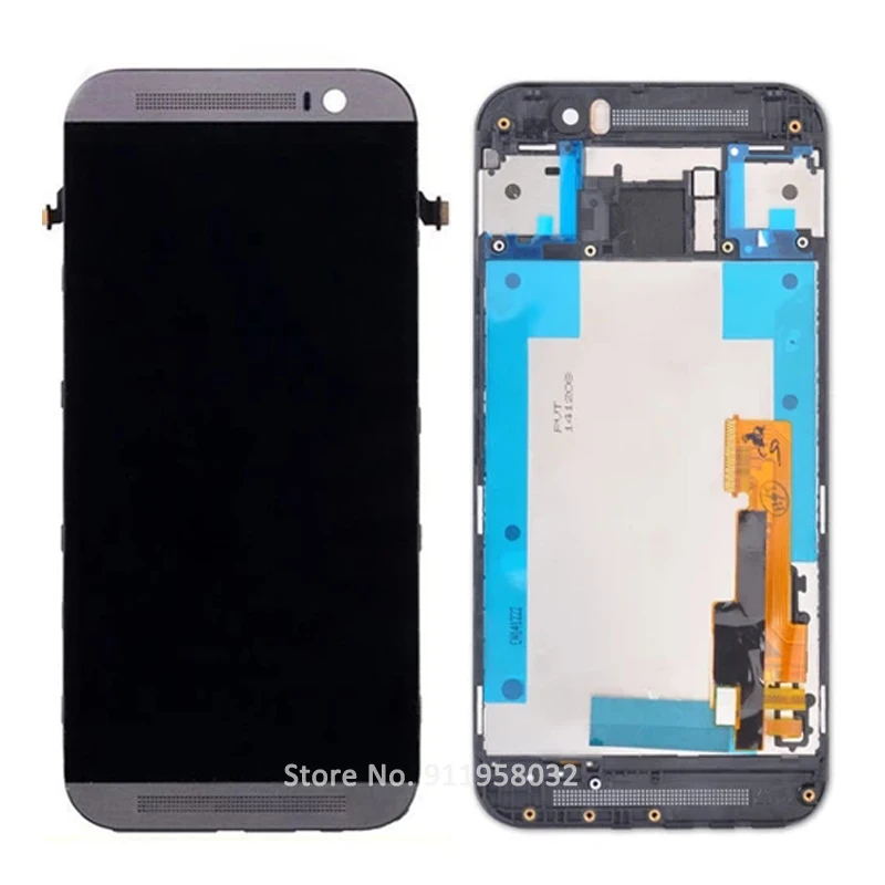 ЖК-дисплей 5 0 дюйма с сенсорным экраном и рамкой для HTC ONE M9 дигитайзер в сборе M9E M9W