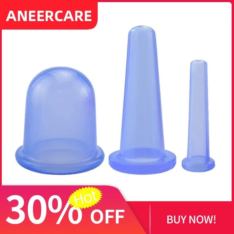 

3pcs Jar Vacuum Cupping Cans for Massage Ventosa Celulitis Suction Cup Suction Cups Face Massage Cans Anti Cellulite for Body