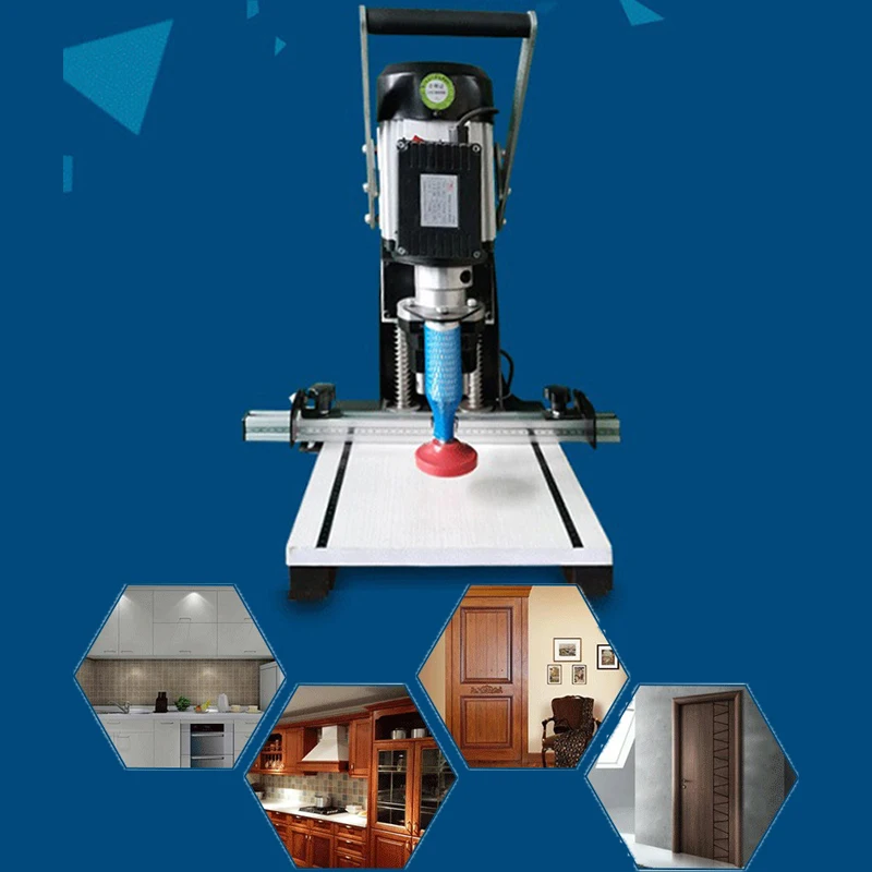 Станок для сверления петель Портативный станок деревянных дверей 220