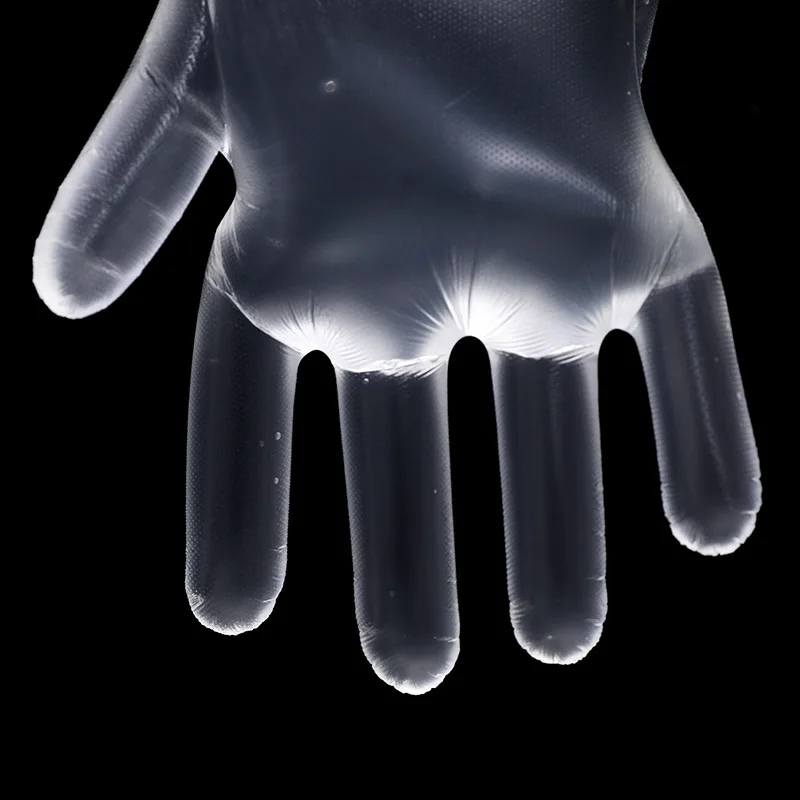 100 шт. прозрачные одноразовые перчатки из полиэтилена | Дом и сад
