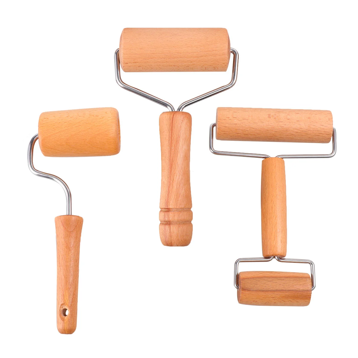 

3 шт., Деревянные Скалки для пасты