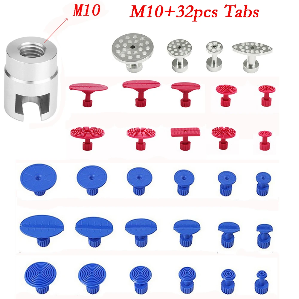 

Набор клеевых вкладок для удаления вмятин в автомобиле без покраски с винтовыми наконечниками M12 для подъемника, молотка, подъемника вмятин, «сделай сам», инструмент для вмятин, отличные наконечники