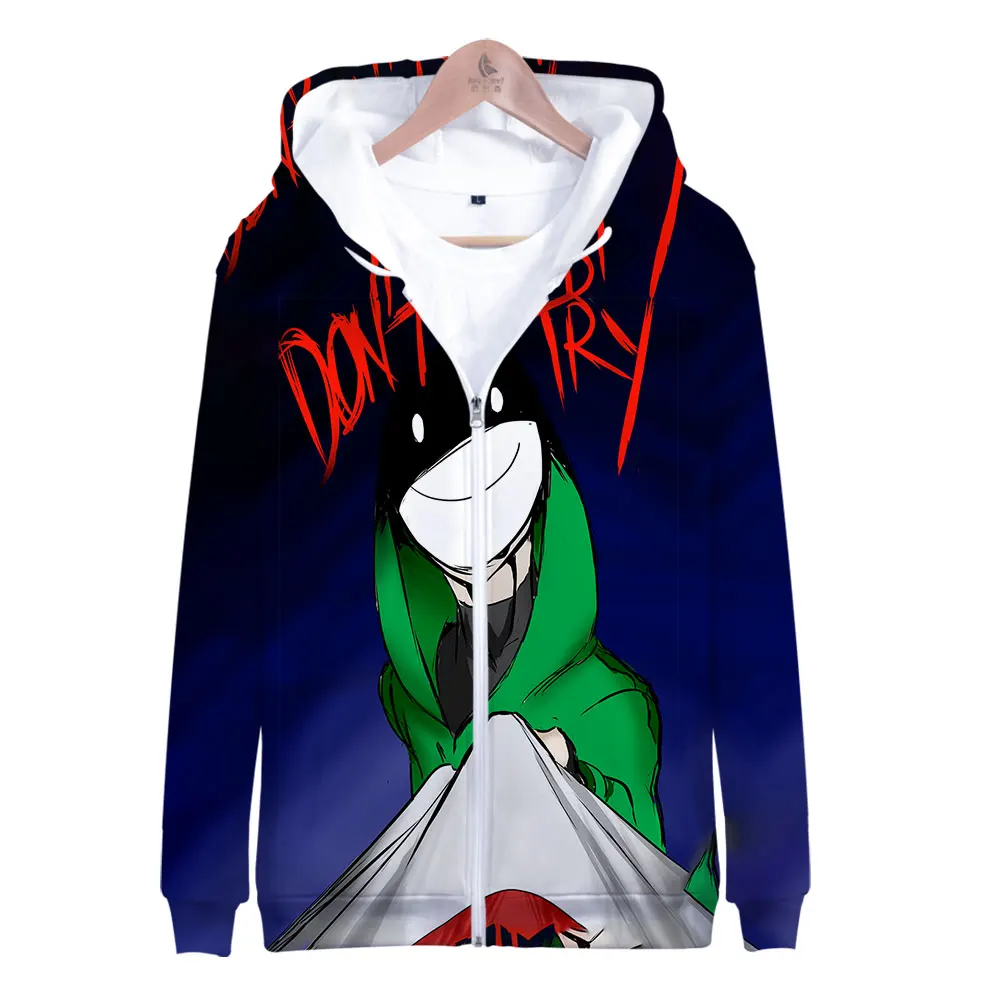 

Dreamwastaken GeorgeNotFound Technoblade Men Hoodie Sweatshirt Women Zipper Streetwear Hooded Hoodies Boys Girls Cartoon Hoodies