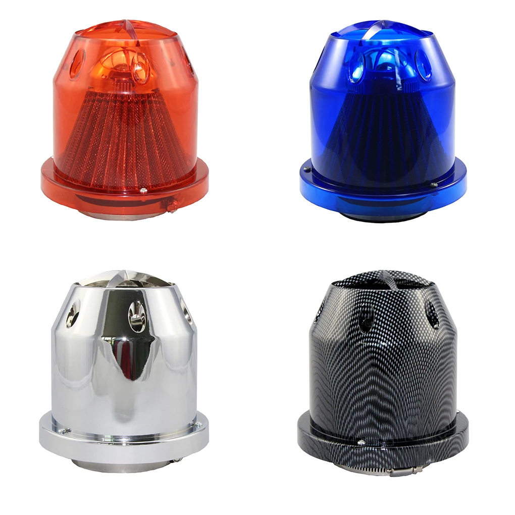 3 дюйма 76 мм диаметр большой поток холодный воздухозаборник фильтр пластик