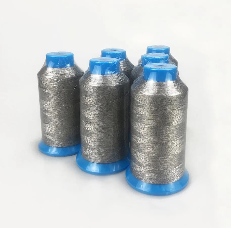 С серебряным покрытием волокна швейные нитки низкое сопротивление сильный