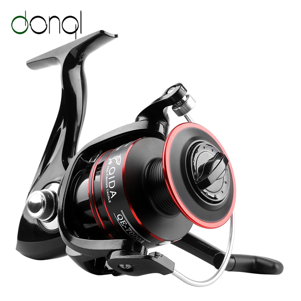 Металлическая катушка DONQL спиннинговая Рыболовная с 12 шарикоподшипниками