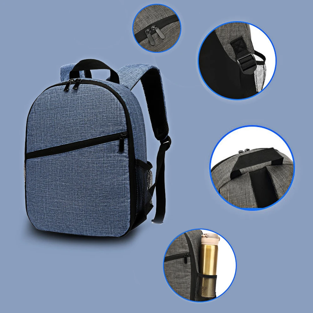 waterproof carrying dual shoulder nylon photography with compartment full protection outdoor camera backpack storage bag free global shipping