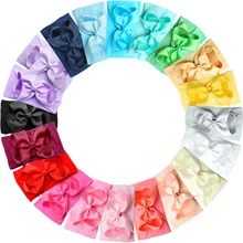 20PCS Soft Baby Headbands with 4.5 Inches Hair Bows Headwraps for Baby Girl Head Band Newborns Hair Accessories Hair Band