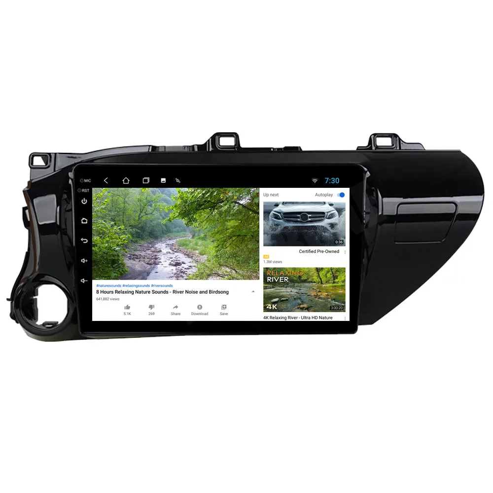 Автомобильные аксессуары для Toyota Hilux 2015 2016 2017 2018 Android 10 радио стерео GPS-навигация