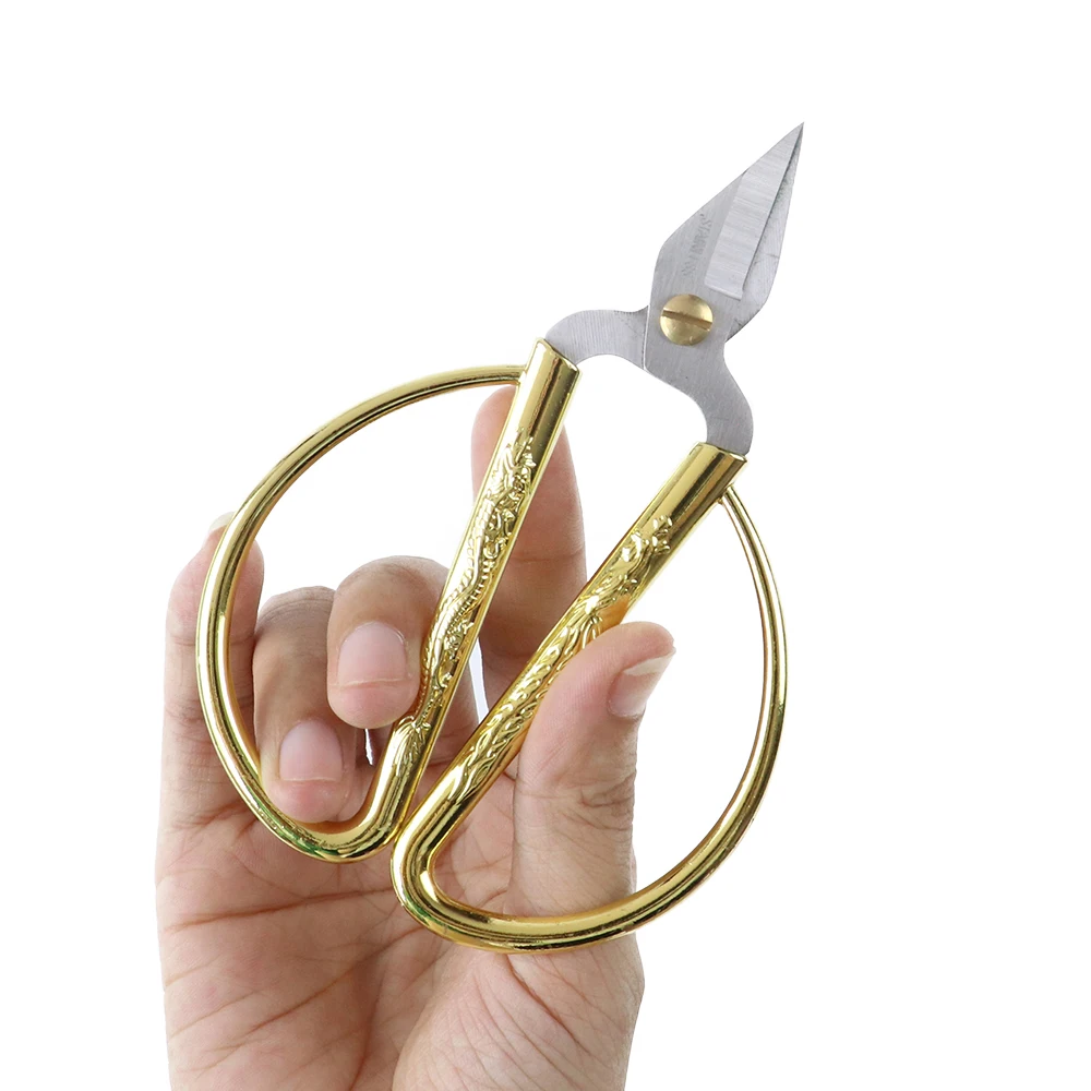 Дракон и Феникс узор швейные ножницы с вышивкой на высоком каблуке 12 см в