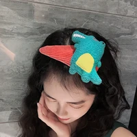 korean cartoon dinosaur bb clip princess cute hair clip headpiece duck side clip ladies net face bangs hair clip