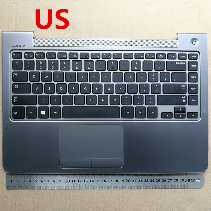 Новая клавиатура для ноутбука США/Ca/Kor/Ger с сенсорной панелью samsung NP530U4B 530U4C NP535U4B