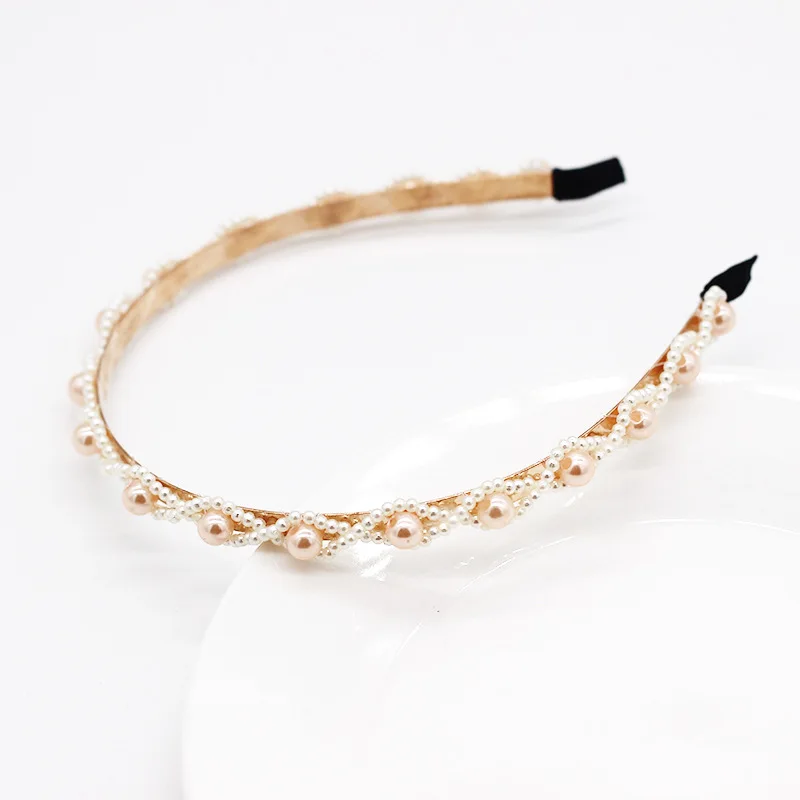 

Elegant Simulation Pearls Hair Hoop Headband Hair Bands for Women Headwear Pearl Beads Hairband Hair Accessories