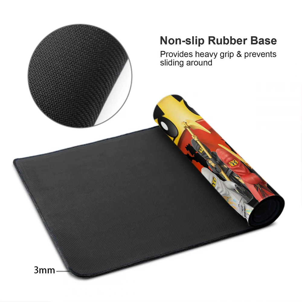 

Extra Large Mouse Pad Anti-slip Natural Rubber with Locking Edge Gaming Mouse Mat legos Rubber Mouse Durable Desktop Mousepad