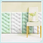 Самоклеящиеся татами 3D, настенная приклеивающаяся к кровати, Противоударная мягкая настенная пленка, окружающая мягкая подушка, водонепроницаемая настенная сковорода