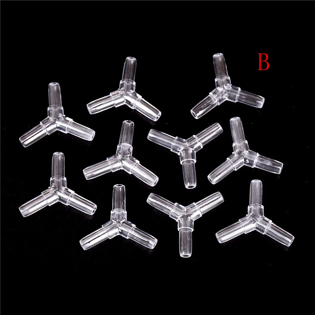 

10 Pieces Y-shaped 2 / 3 / 4 Way Connector Clear Air Valves Oxygen Aquarium Fish Tank Tubing Wholesale