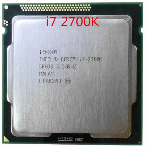 intel Core i7-2700K i7 2700K(3,5 ГГц/8 Мб/4 ядра/Socket 1155/5 GT/s DMI) настольный процессор