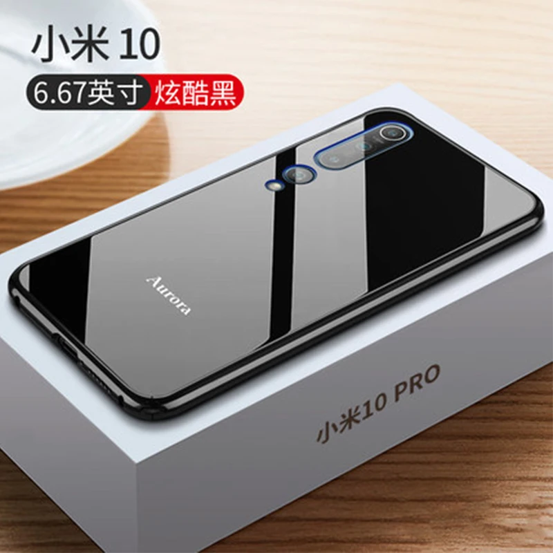Защитный чехол из закаленного стекла для Xiaomi 10 бампер металлического сплава Pro