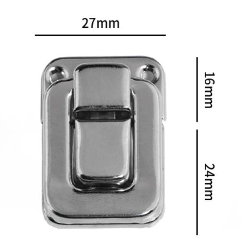 

Jewelry Chest Gift Wine Wooden Box Case Toggle Latch Suitcase Hasp Leather Bag Handbag Purse Closure Lock With Screws