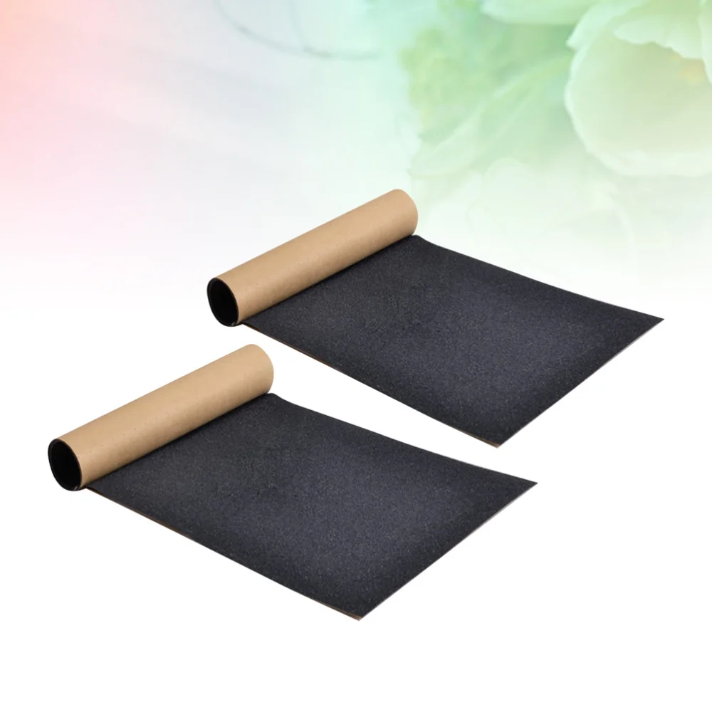 

2pcs Skateboard Sandpapers Scooter Stickers Ani-slip Grip Tape Outdoor Sports Supplies for Male Female