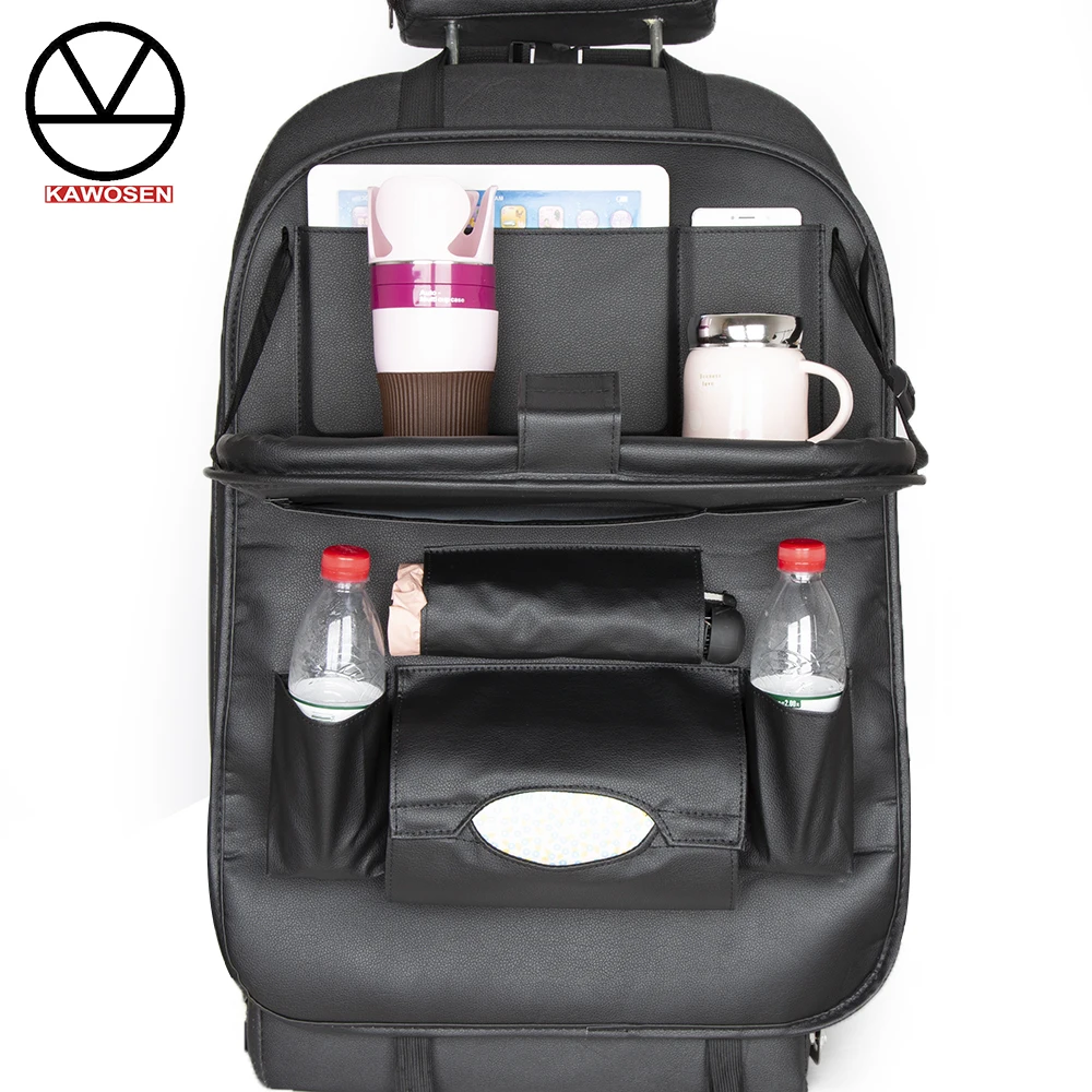 KAWOSEN органайзер для автомобильного сиденья полиуретановый складной стол