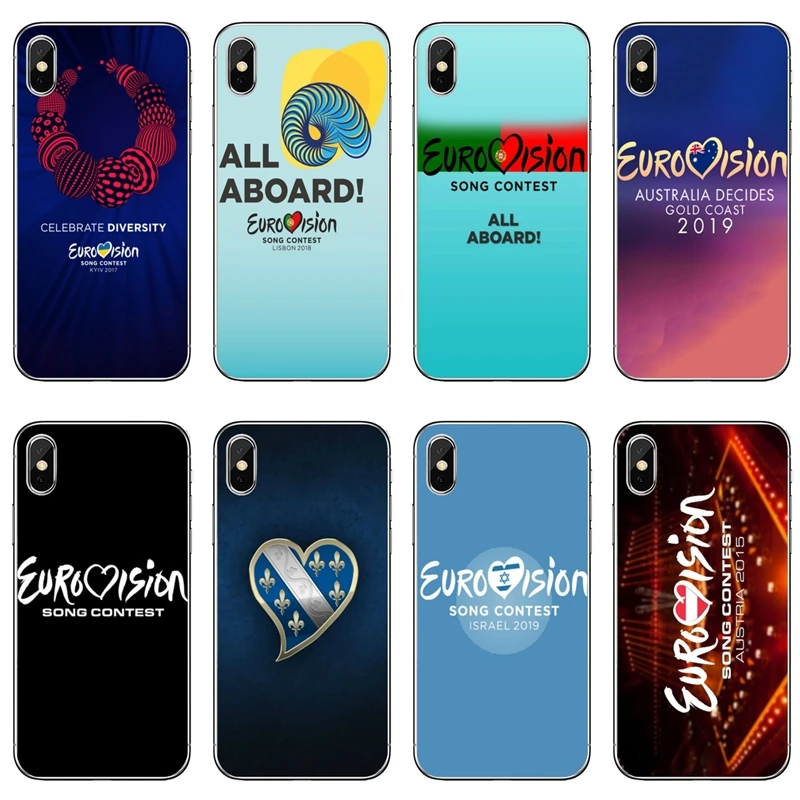 Новинка Eurovision для iPhone XR X XS Max 8 7 6s 6 plus SE 5s 5c 5 iPod Touch аксессуары чехол