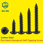 Самонарезающие винты с головкой и шестигранным углублением, винты с круглой головкой, самонарезающие винты из нержавеющей стали 8,8, высокая прочность 304
